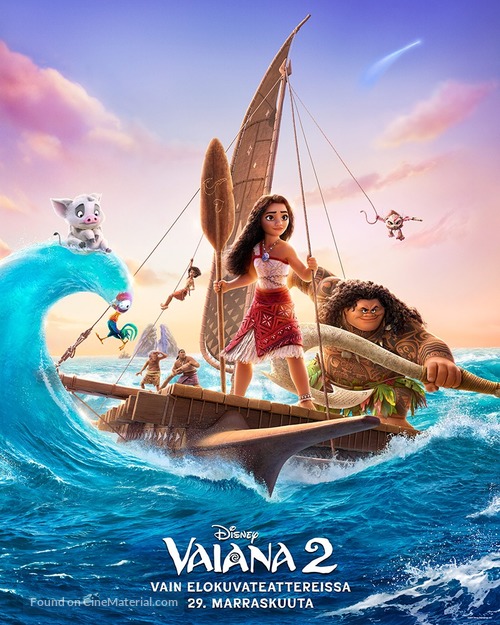 Moana 2 - Finnish Movie Poster