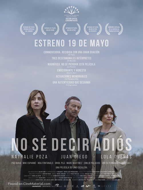 No s&eacute; decir adi&oacute;s - Spanish Movie Poster