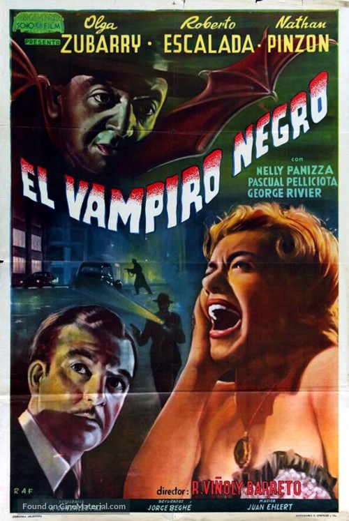 El vampiro negro - Argentinian Movie Poster