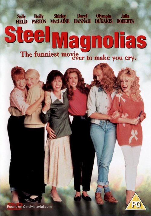 Steel Magnolias - British DVD movie cover