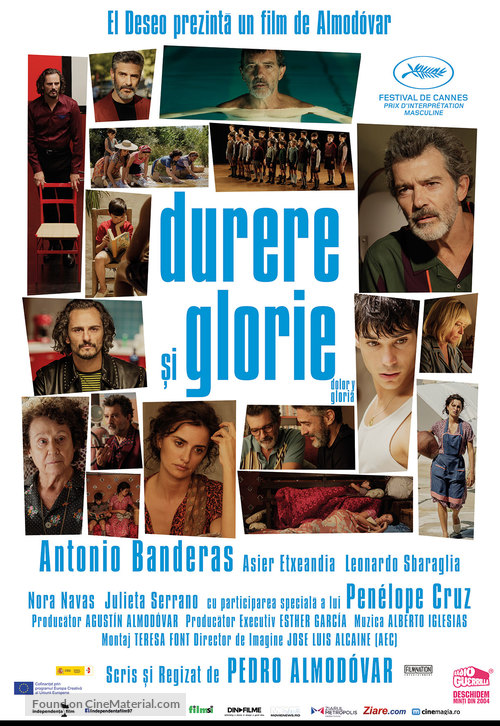 Dolor y gloria - Romanian Movie Poster