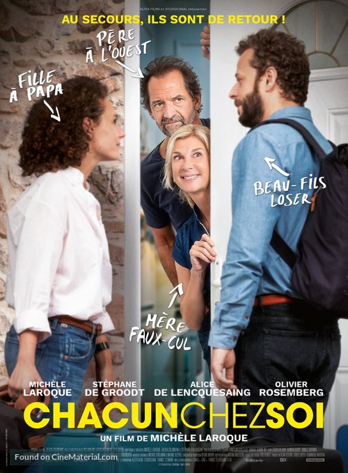 Chacun chez soi - French Movie Poster
