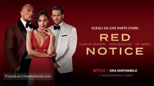 Red Notice - Italian poster