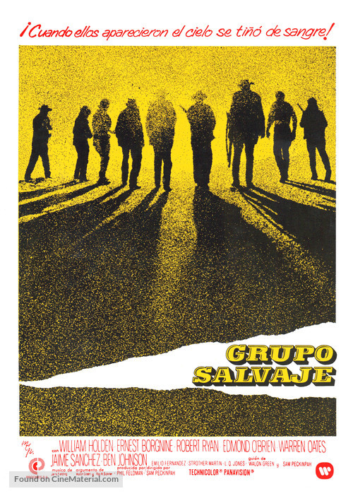 The Wild Bunch - Spanish Movie Poster