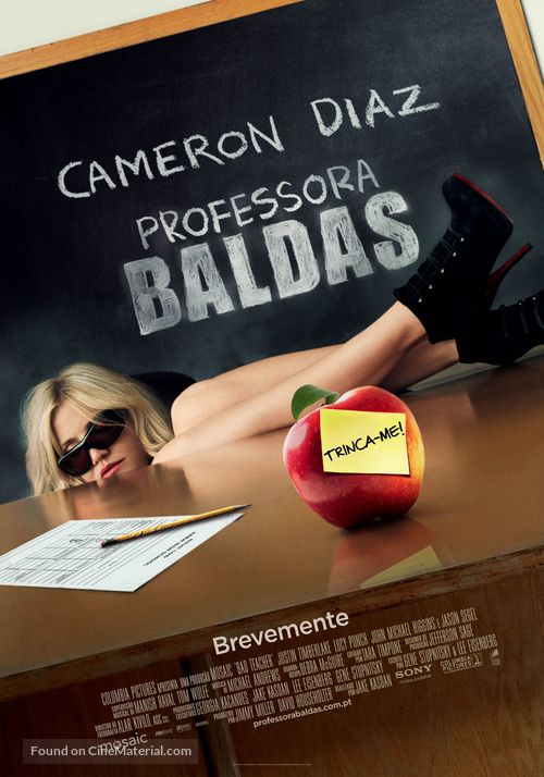 Bad Teacher - Portuguese Movie Poster
