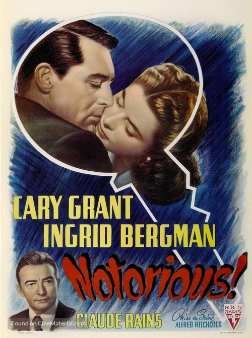 Notorious - Belgian Movie Poster