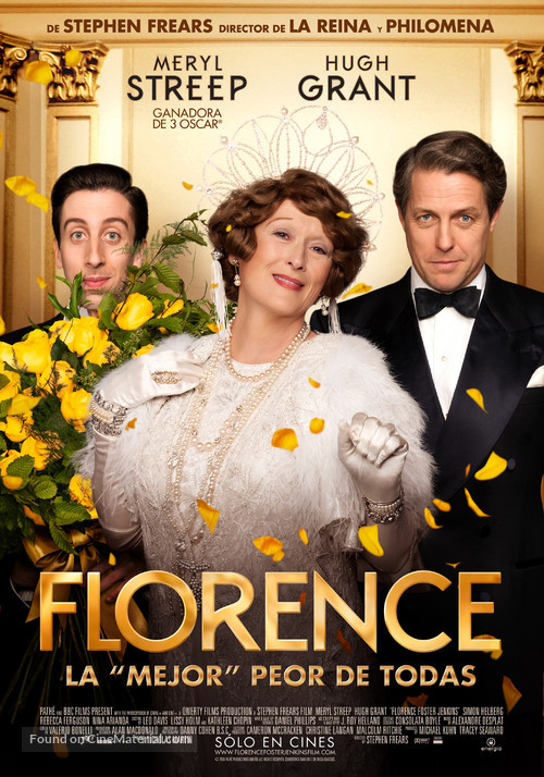 Florence Foster Jenkins - Argentinian Movie Poster