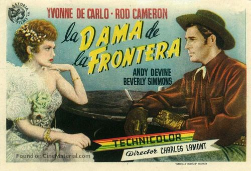 Frontier Gal - Spanish Movie Poster