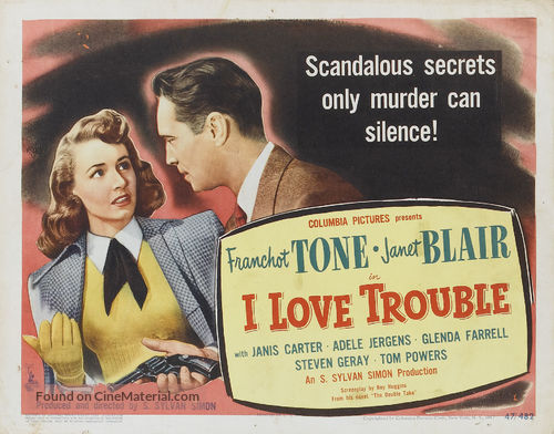 I Love Trouble - Movie Poster