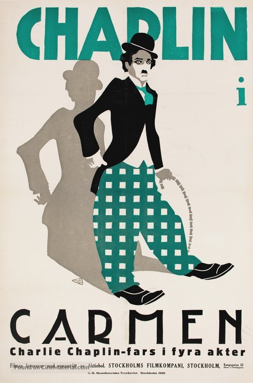 Burlesque on Carmen - Swedish Movie Poster