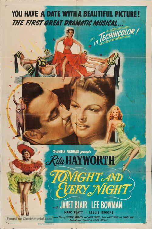 Tonight and Every Night - Movie Poster