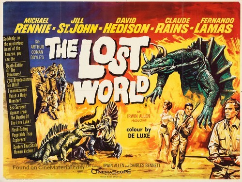 The Lost World - British Movie Poster