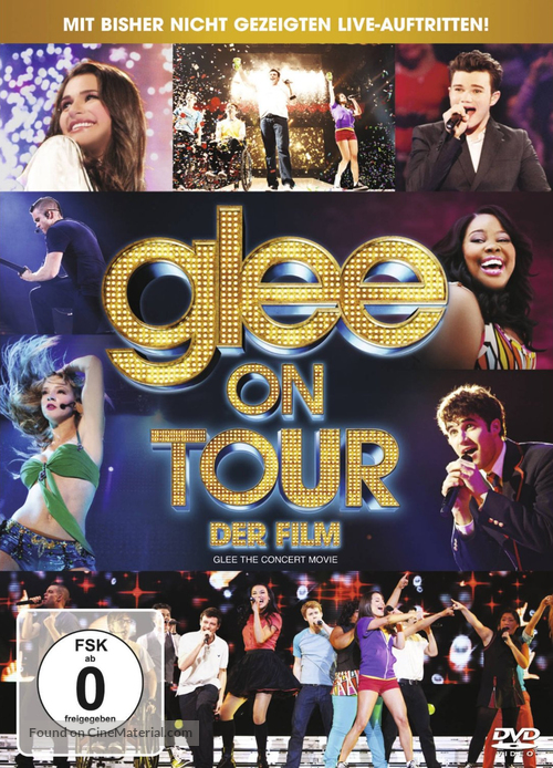 Glee: The 3D Concert Movie - German DVD movie cover