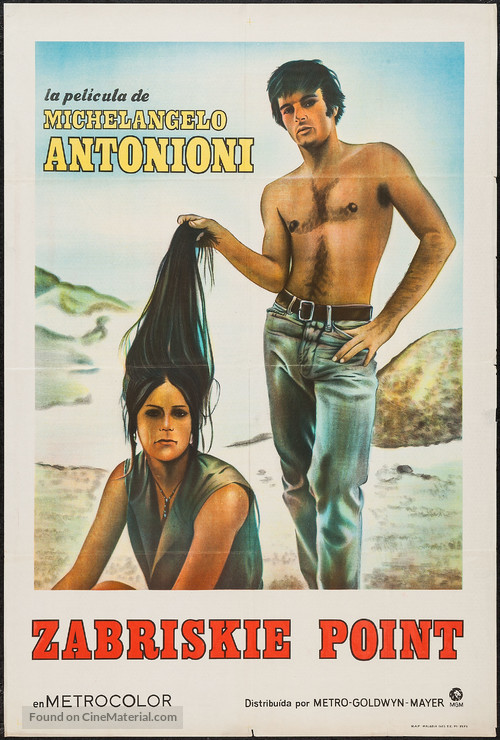 Zabriskie Point - Argentinian Movie Poster