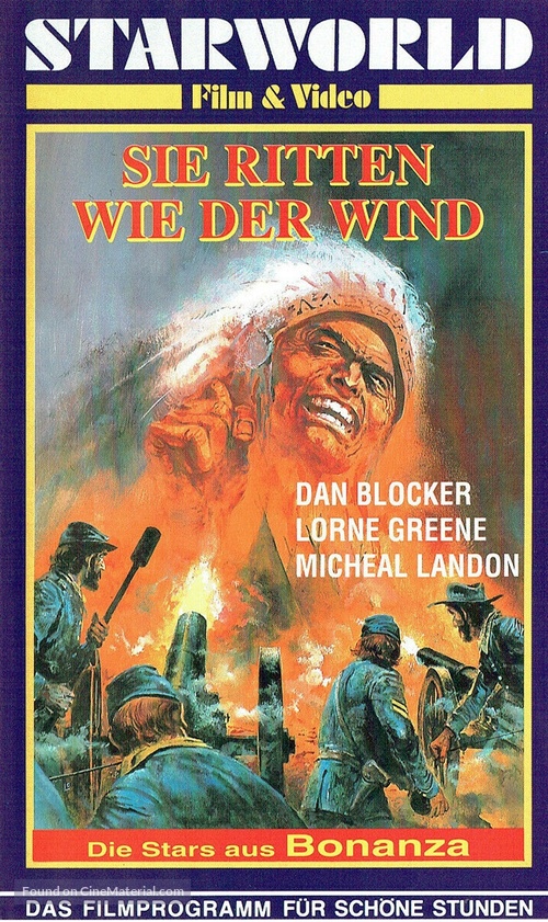 Bonanza: Ride the Wind - German VHS movie cover