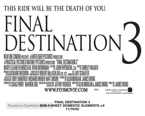 Final Destination 3 - Logo