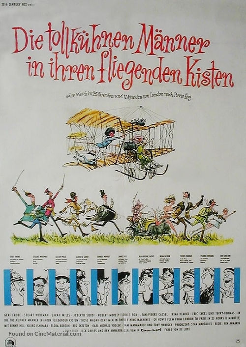 Those Magnificent Men In Their Flying Machines - German Movie Poster