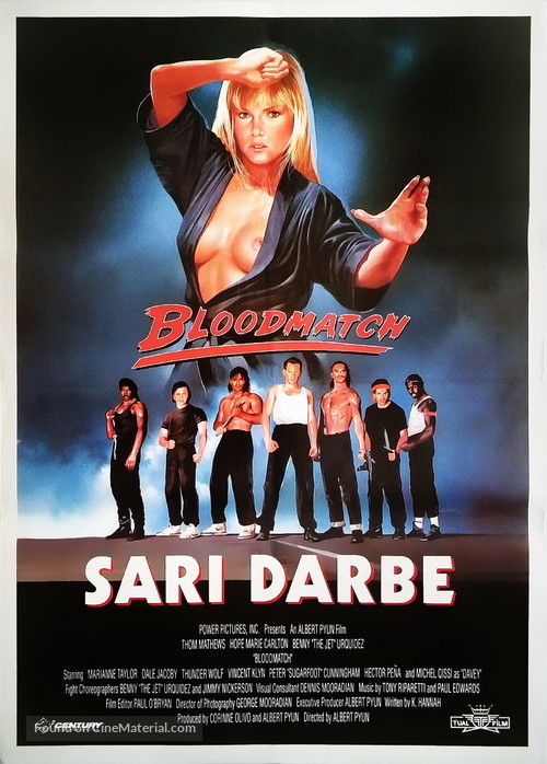 Bloodmatch - Turkish Movie Poster