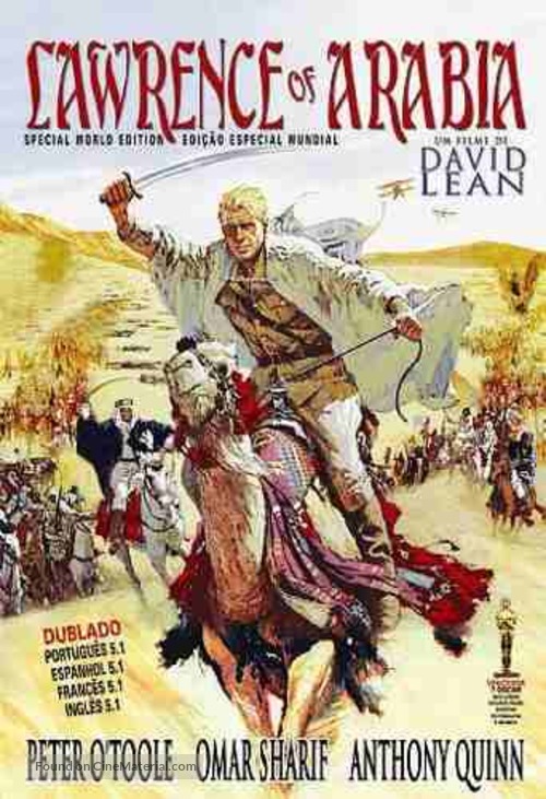 Lawrence of Arabia - Brazilian DVD movie cover