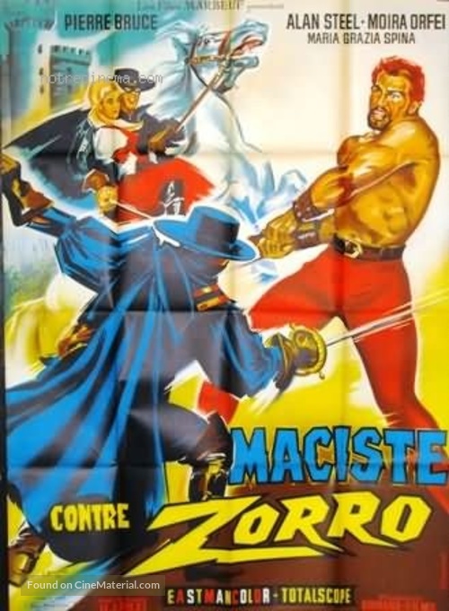 Zorro contro Maciste - French poster