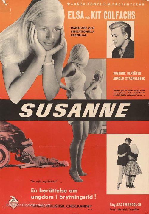 Susanne - Swedish Movie Poster