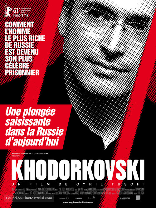 Khodorkovsky - French Theatrical movie poster