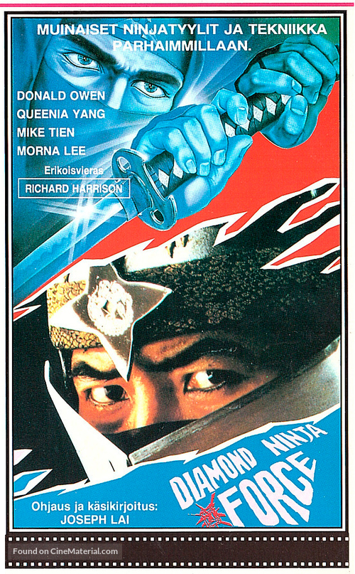 Golden Ninja Warrior - Finnish VHS movie cover