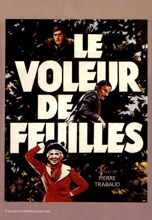 Le voleur de feuilles - French Movie Poster