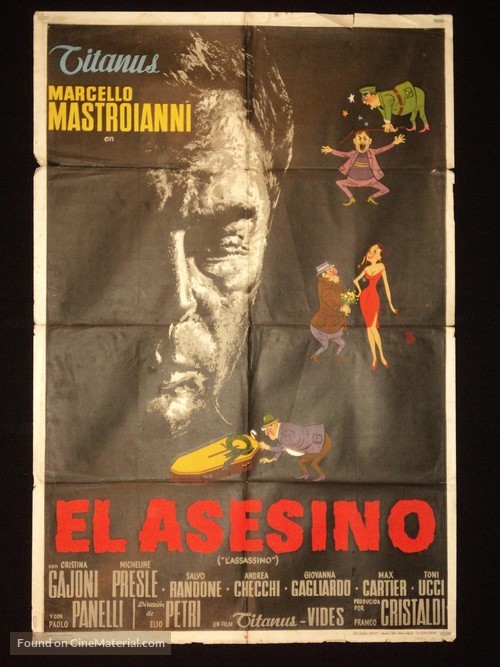 L&#039;assassino - Spanish Movie Poster