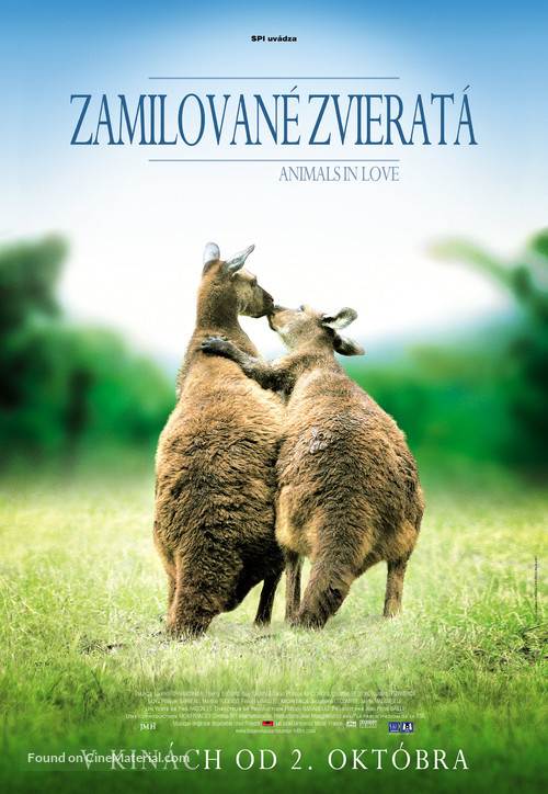 Les animaux amoureux - Slovak Movie Poster