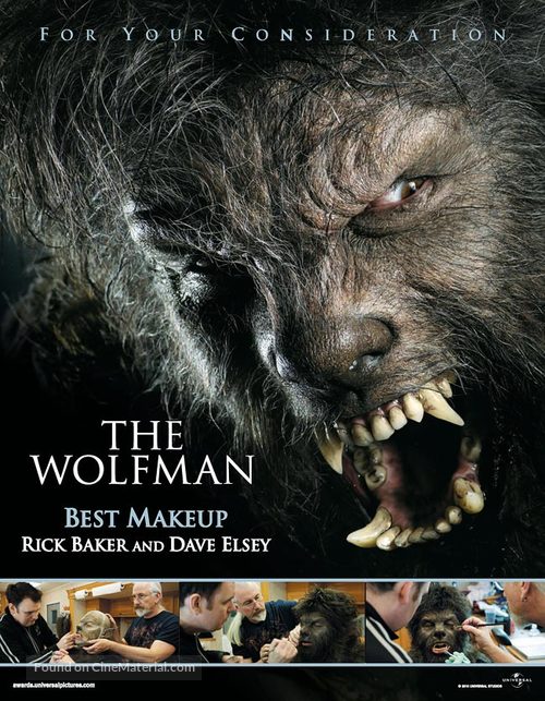 The Wolfman - For your consideration movie poster