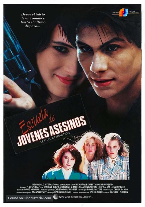 Heathers - Spanish Movie Poster