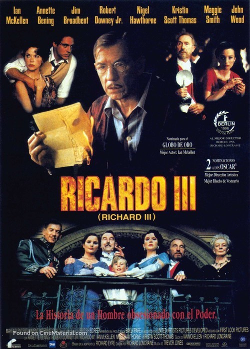 Richard III - Spanish Movie Poster