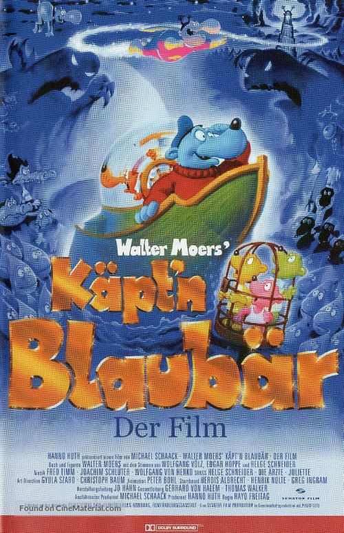 K&auml;pt&#039;n Blaub&auml;r - Der Film - German VHS movie cover