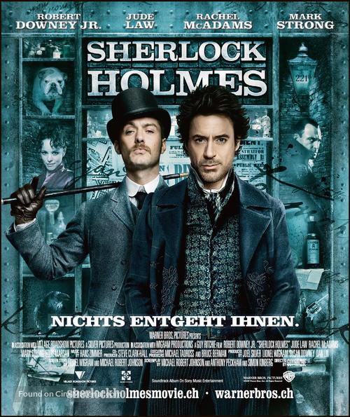 Sherlock Holmes - Swiss Movie Poster