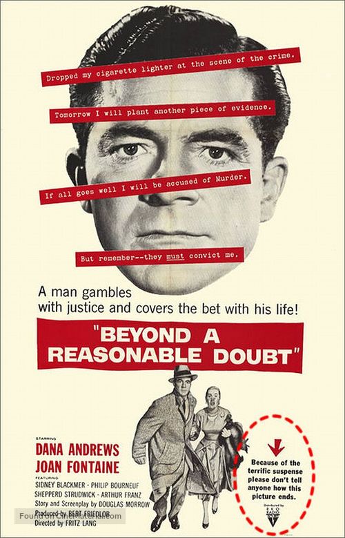Beyond a Reasonable Doubt - Movie Poster
