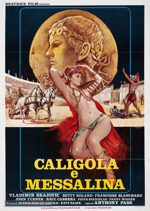 Caligula et Messaline - Italian Movie Poster