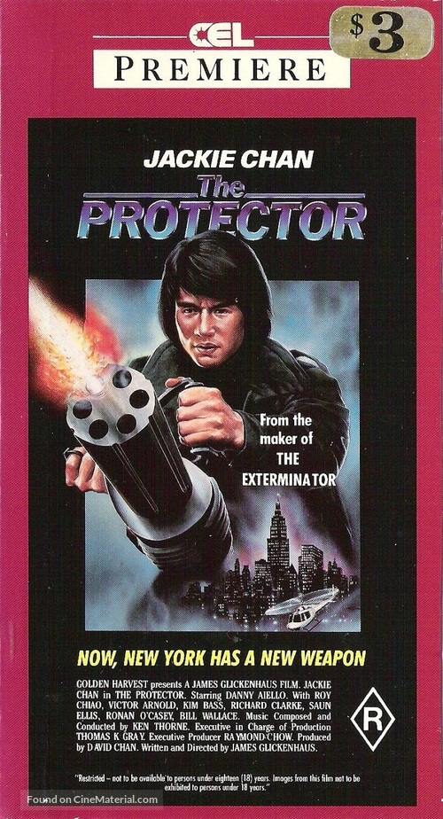 The Protector - Australian VHS movie cover