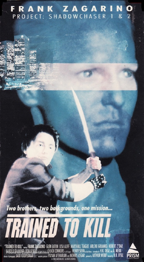 Trained to Kill - VHS movie cover