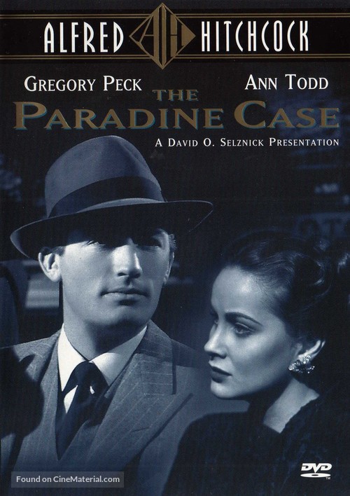 The Paradine Case - DVD movie cover