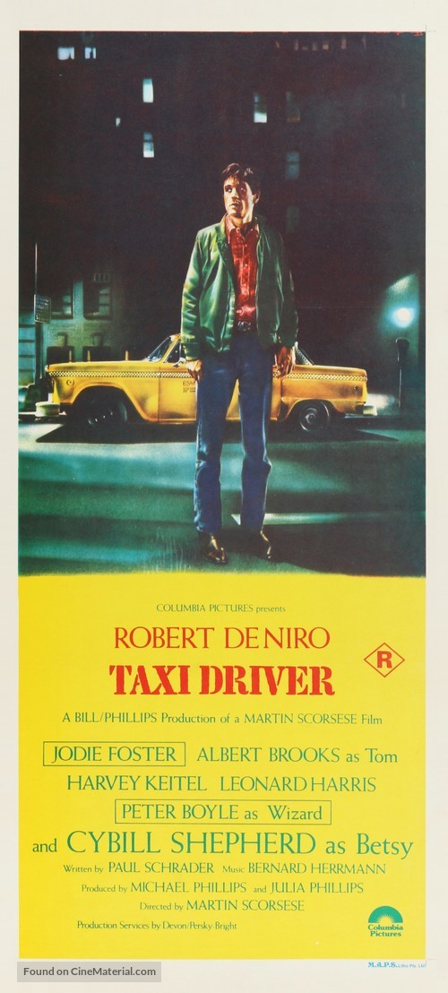 Taxi Driver - Australian Movie Poster