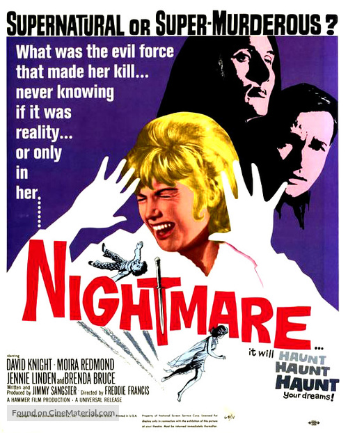 Nightmare - British Movie Poster