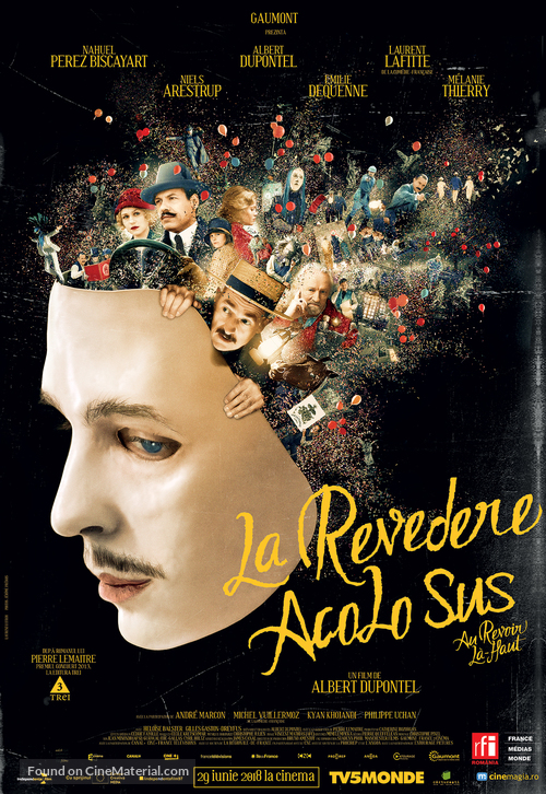 Au revoir l&agrave;-haut - Romanian Movie Poster