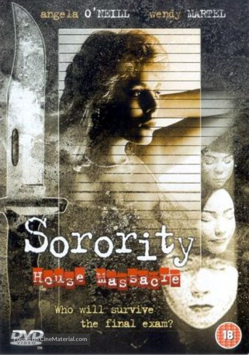 Sorority House Massacre - British Movie Cover