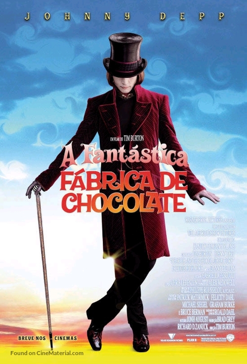 Charlie and the Chocolate Factory - Brazilian Movie Poster