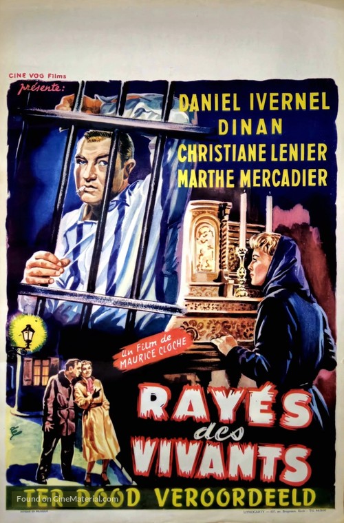 Ray&eacute;s des vivants - Belgian Movie Poster