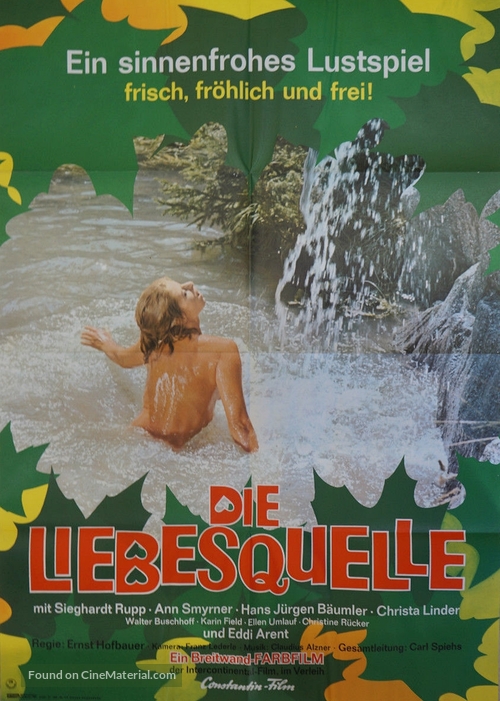 Liebesquelle, Die - German Movie Poster