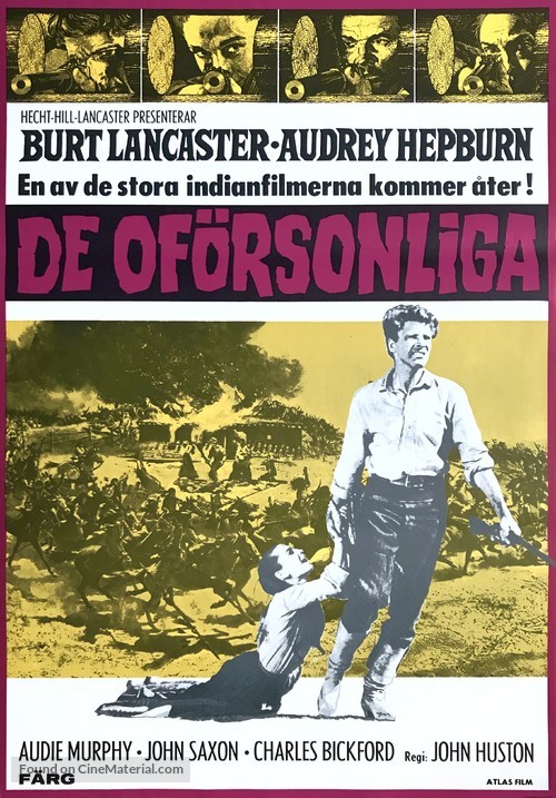 The Unforgiven - Swedish Movie Poster