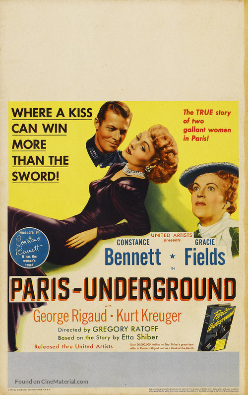 Paris Underground - Movie Poster