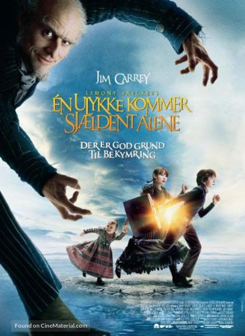 Lemony Snicket&#039;s A Series of Unfortunate Events - Danish Movie Poster